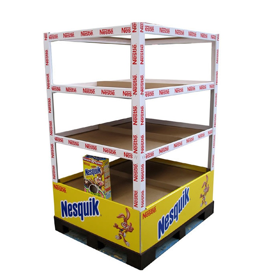 Cardboard Pallet Display Stand for Promo