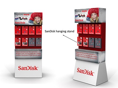 SanDisk Display Stand