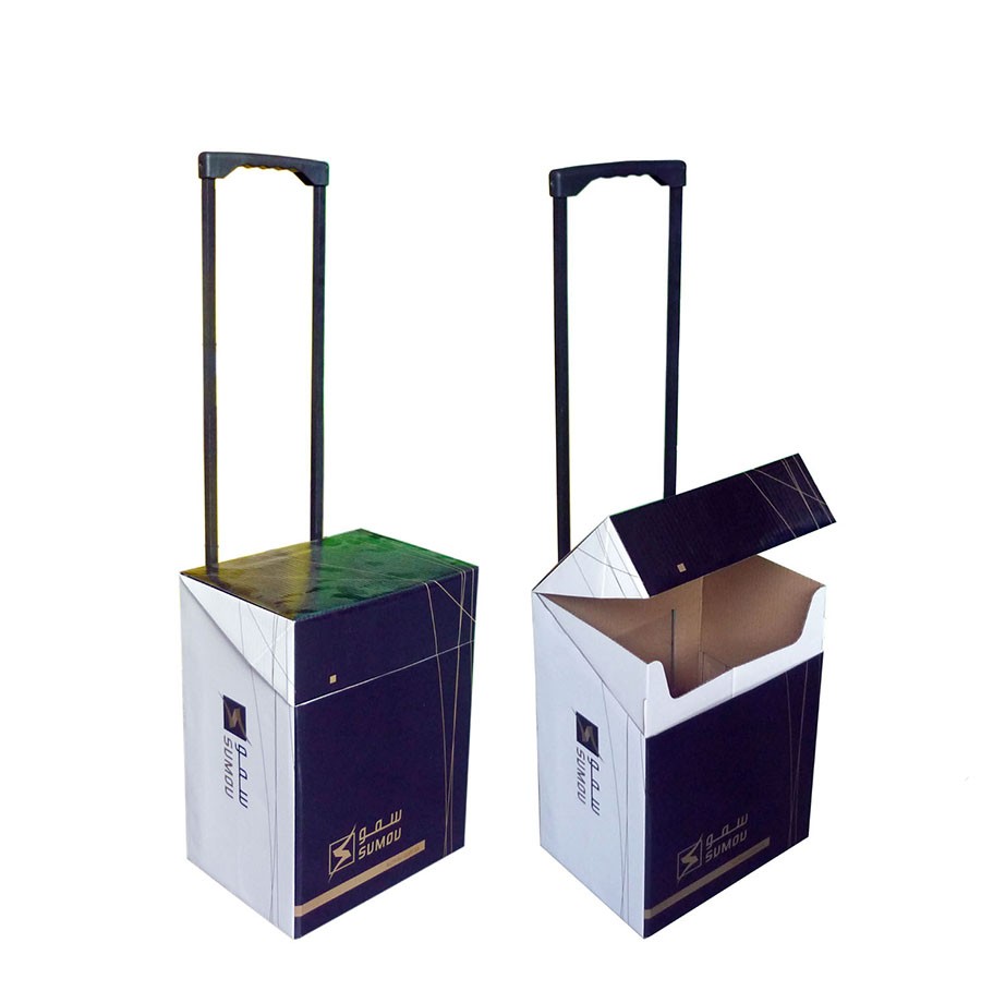 Cardboard Extendable Paper Trolley