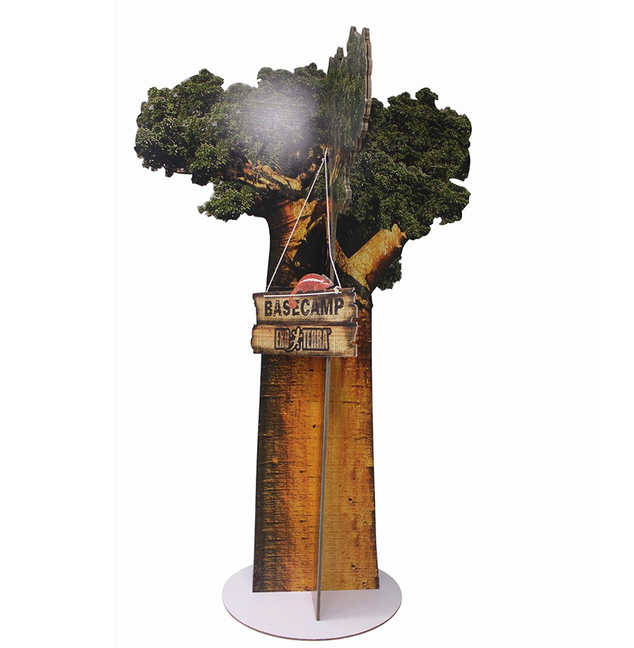 Corrugated display tree standee