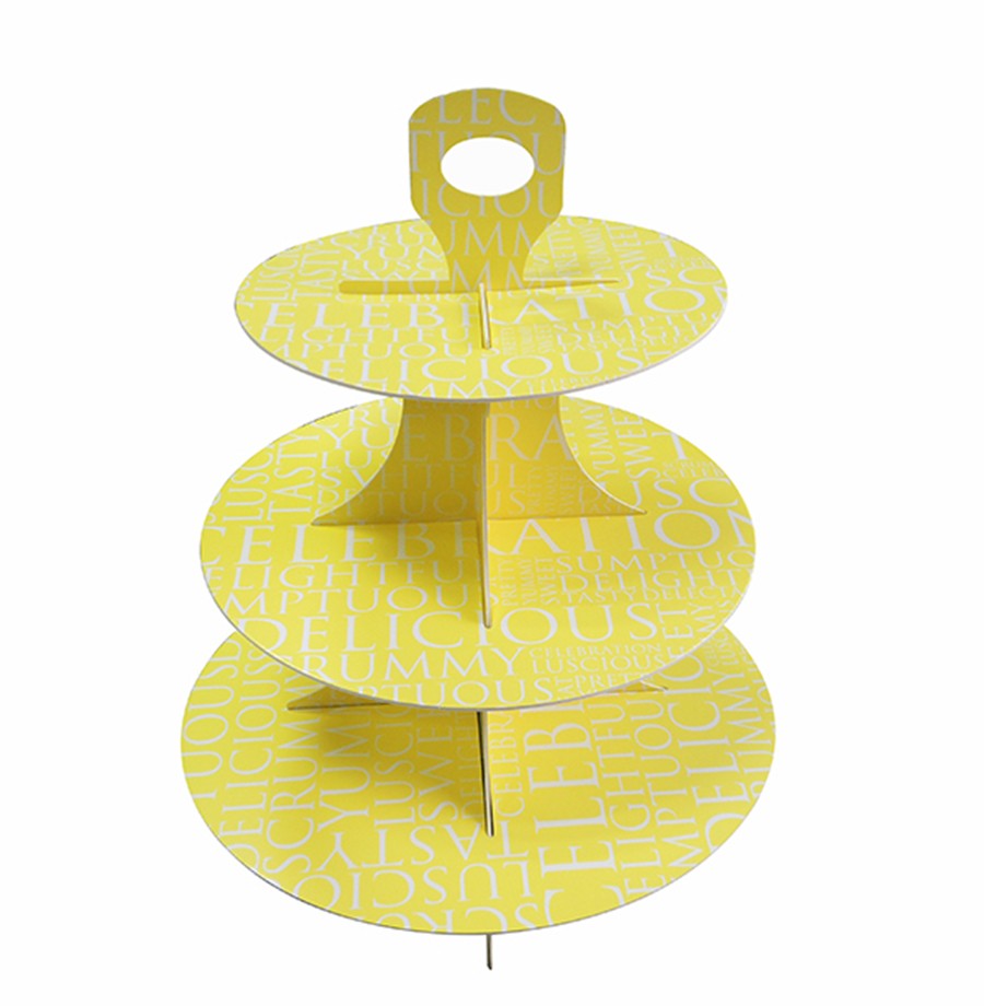 3 Layers Cup Cake Stand with Handle