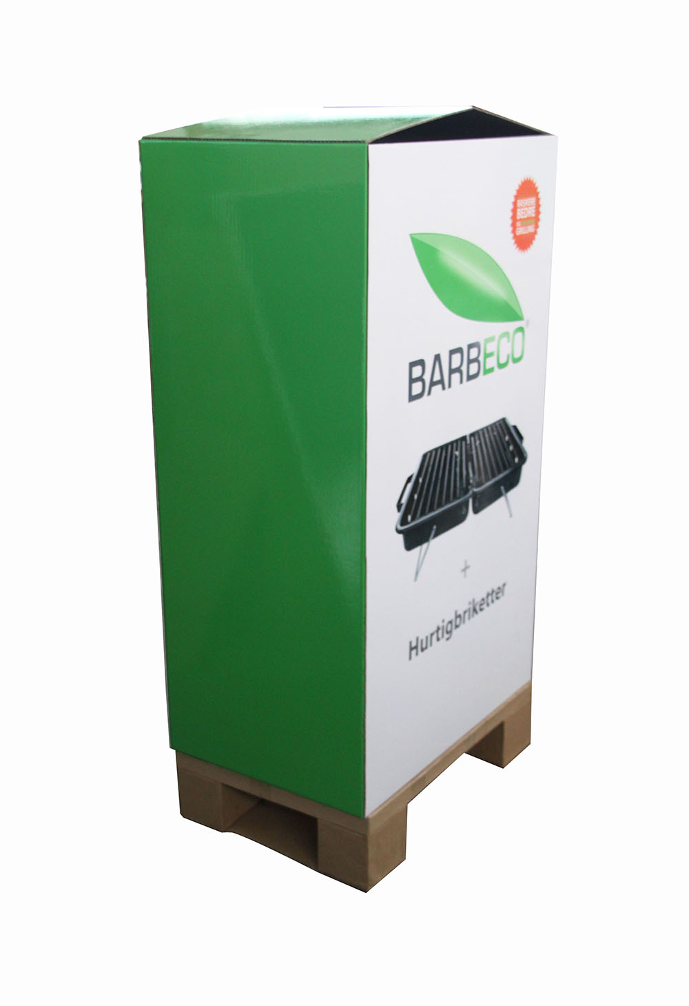 Big capacity cardboard POP dump bins for barbecue(图2)