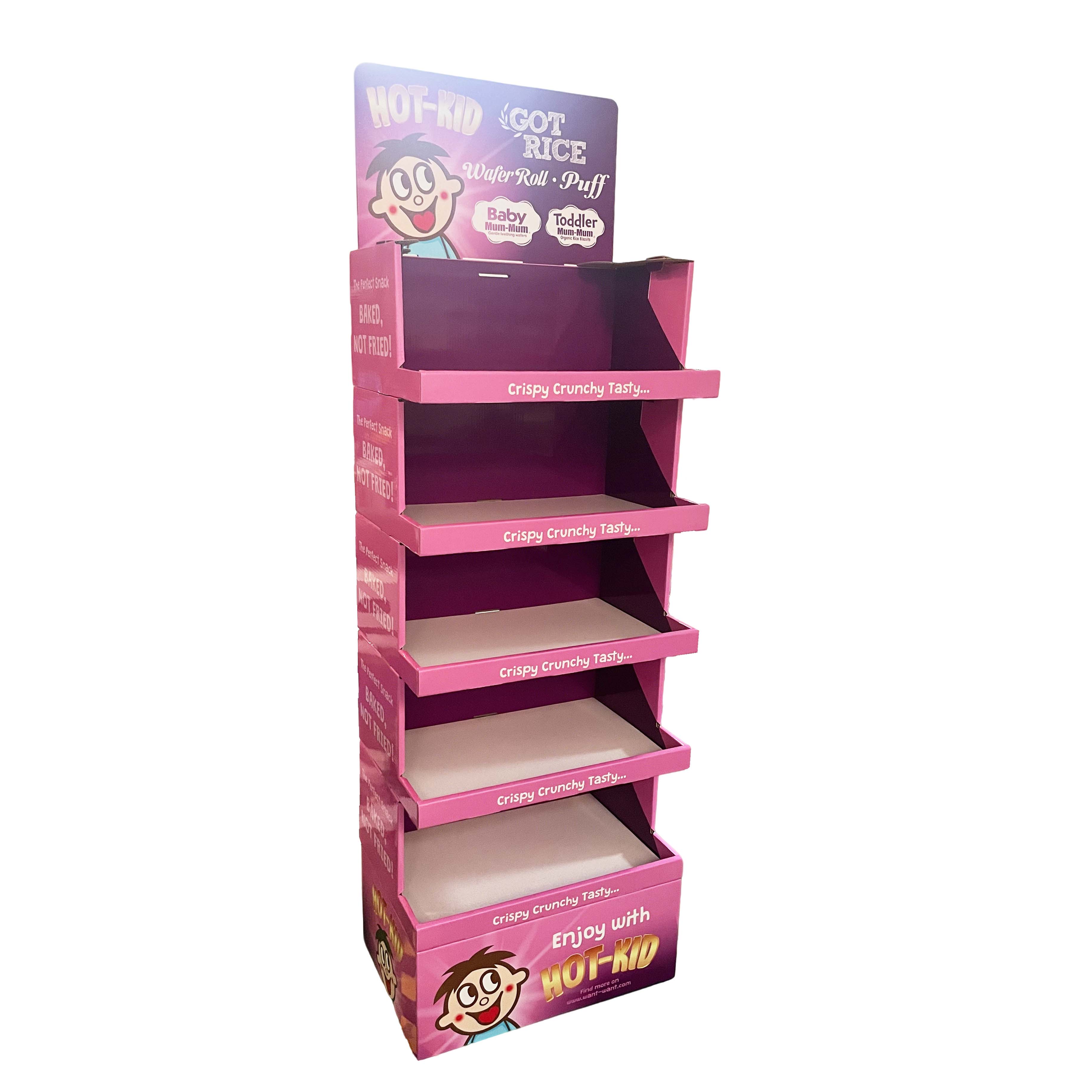 Neocell Cardboard Display Rack Corrugated cardboard display stand, Floor standing display unit (FSDU ...