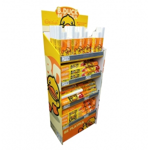 Cardboard floor display stand 